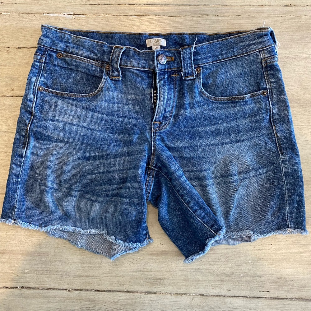 J crew Jean shorts - 8” rise